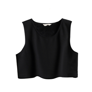 护胸护背短背心胸部保暖加绒加厚男士内穿短款内衣男防胸口冷冬季