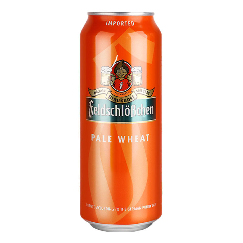 费尔德堡小麦白啤酒500ml*18罐  德国原装进口