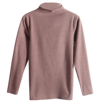 女士长袖无痕双面磨毛加大码秋衣