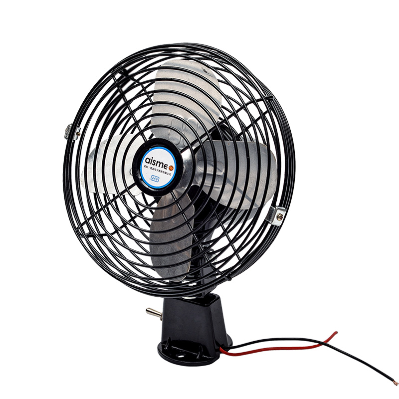 全金属车载风扇24v货车工程车制冷电扇12V铲车挖机车用强力电风扇