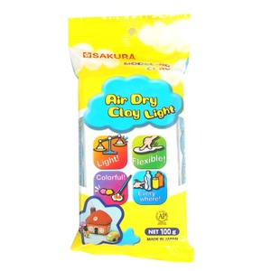 买三送一 日本樱花牌sakura 纸黏土 粘土塑性泥 轻  可以自由染色 儿童玩具