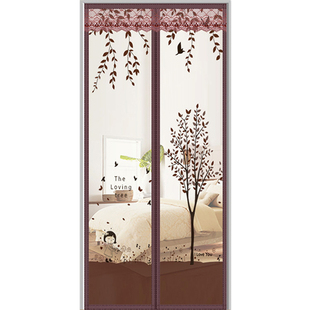 魔术贴防蚊门帘磁性家用纱门纱窗夏季隔断免打孔磁铁自吸卧室高档