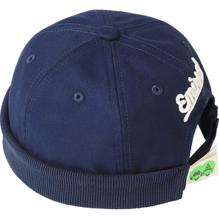 伊米伦瓜皮帽男童鸭舌帽韩版儿童无檐棒球帽复古宝宝地主帽亲子帽