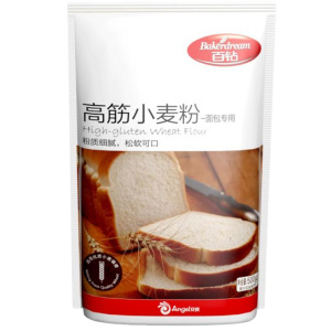 百钻高筋小麦粉500g小包装面包机专用面包粉高筋面粉披萨烘焙原料