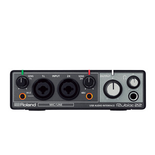 Roland/罗兰 Rubix22 24 44外置音频接口录音编曲配音唱歌USB声卡