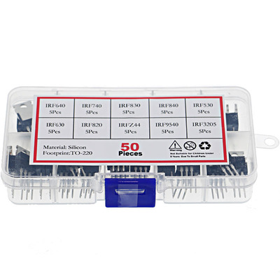 50件10种规格irf系列三极管