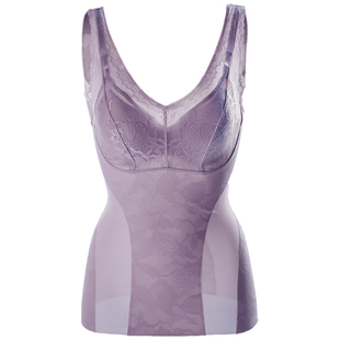 美奈川塑身衣上半身美体内衣免穿文胸塑形背心收腹束腰收肚子上衣