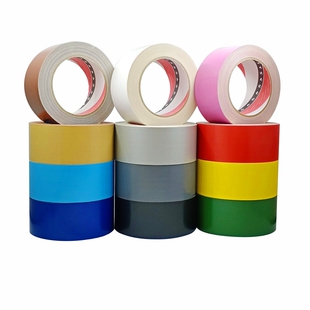 日本进口寺冈喵唛大力胶剧组影视灯光布基胶带场馆地毯胶黑色专用