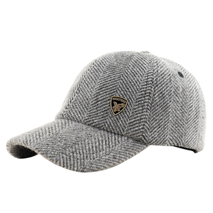 帽子男秋冬保暖高端鸭舌帽男款冬季棒球帽女冬天加绒加厚百搭冬帽