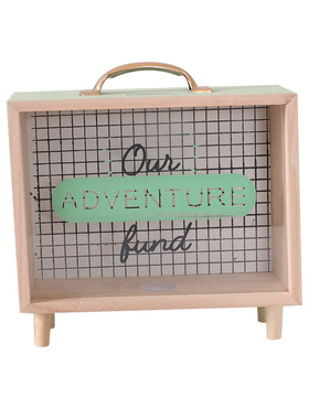 木质文艺风存钱罐杂物桌面装饰