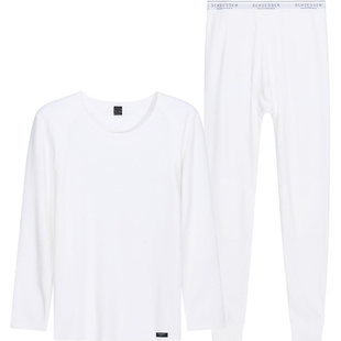 【清货】舒雅保暖内衣男士铂雅春秋季中厚奥拉斯圆领宽松保暖套装