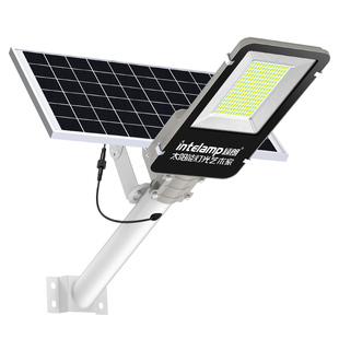 太阳能超亮庭院路灯家用户外防水新农村照明工程一体化大功率板灯