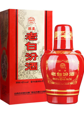 山西杏花村42度老白475ml汾酒