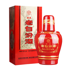 山西杏花村汾酒 42度醇柔老白汾酒475ml 清香型国产白酒