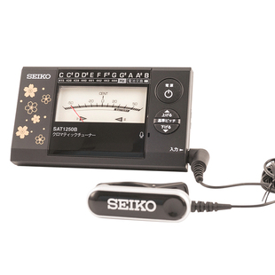 日本精工SEIKO机械指针式调音器钢琴吉他古筝通用校音器SAT1250B