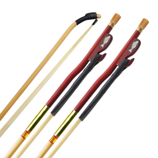 颂音坊高档二胡琴弓专业演奏二胡弓子公白马尾毛拉弓乐器厂家直销