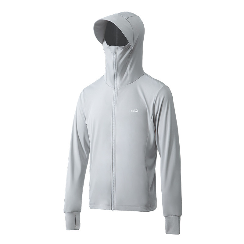 ohsunny防晒衣男超薄透气户外夏季钓鱼防紫外线专业护脸防晒外套