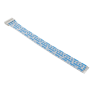 HY2.0mm-8P端子线带锁扣连接线蓝白红白排线双头电路板接插件定制