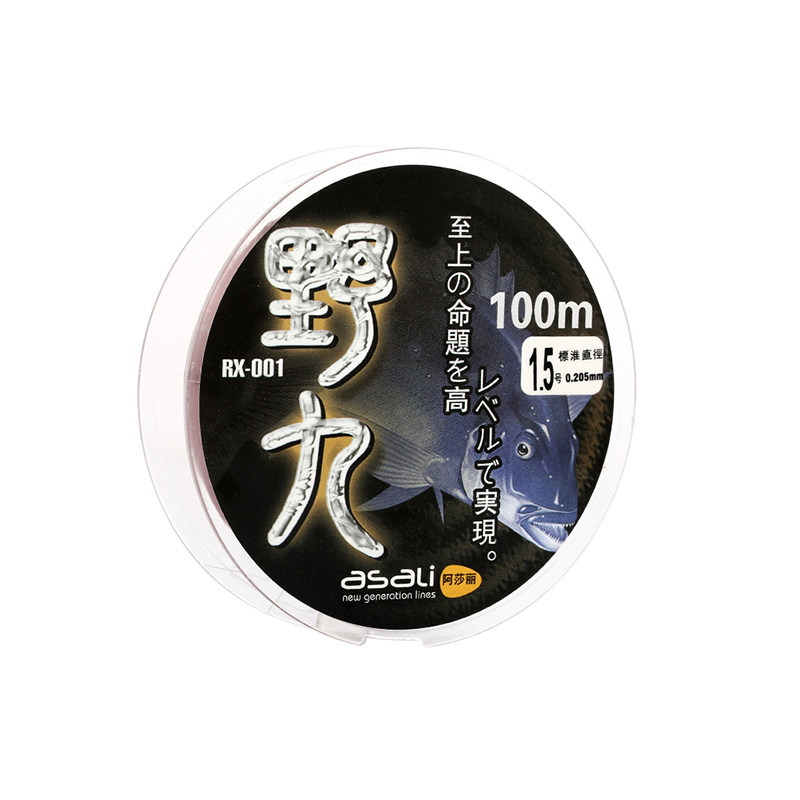 喜曼多野九鱼线100米正品野钓主线强拉力钓鱼线尼龙线鲫鱼鲤鱼线