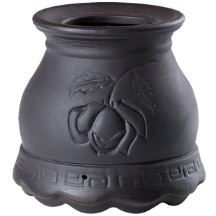 火龙罐艾灸罐陶瓷盒子随身家用美容院刮痧莲花口砭石温灸仪工器具