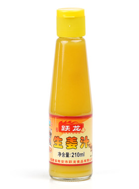 跃龙姜汁整件20鲜榨山区黄姜原汁