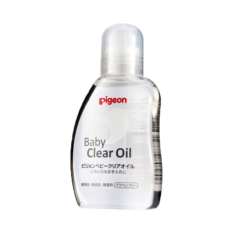 日本Pigeon/贝亲进口新生宝宝保湿润肤油婴儿抚触按摩油80ml*2瓶