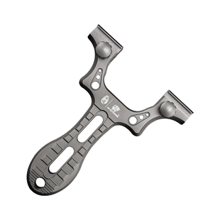 汉道洛克弹弓铝合金成年人户外专用加厚皮筋高精准传统竞技弹工架