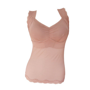 爱比娜全罩杯薄款取无钢圈文胸背心一体式内衣长款睡眠胸罩A43-1