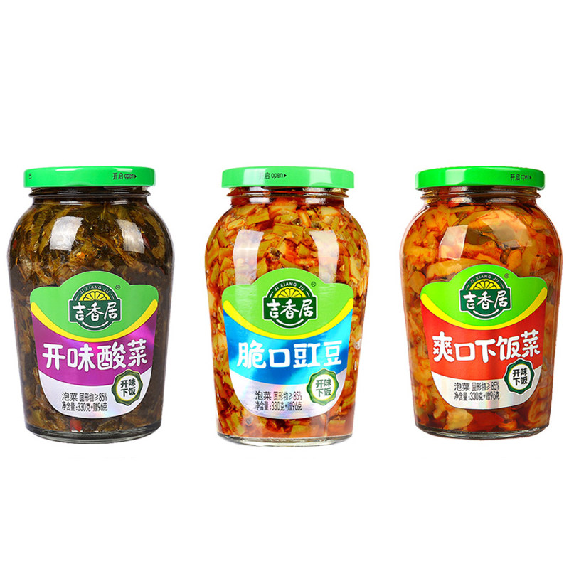 吉香居豇豆瓶装爽口下饭菜