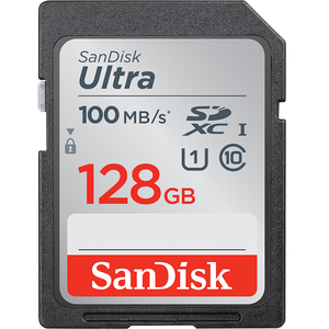 闪迪sd卡128g高速class10单反佳能尼康相机存储卡支持高清140Mb/s