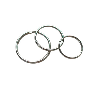 钥匙圈环铁圈圆圈锁匙环不锈钢挂件小细环diy配件汽车钥匙扣加厚