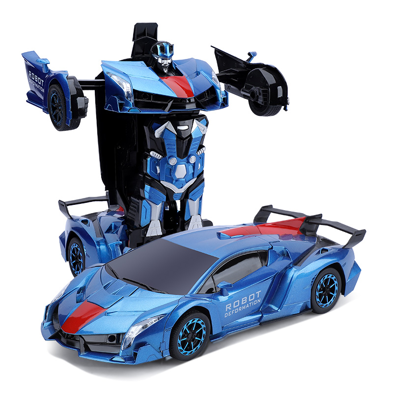 手势感应变形遥控汽车充电四驱赛车金刚机器人儿童男孩超大玩具车
