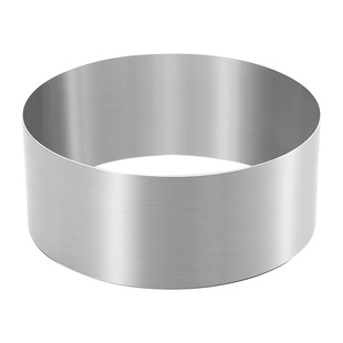 304不锈钢加高8cm慕斯圈蛋糕模具6/8寸方形圆形提拉米苏芝士烘焙