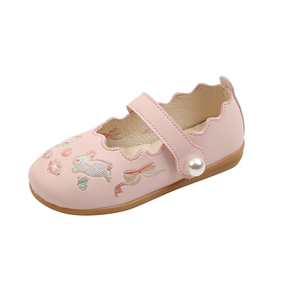 汉服鞋子旗袍小皮鞋女童春秋