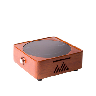 祥福茶具 功夫茶具配件檀竹电陶炉煮茶台式泡茶炉迷你电磁炉家用