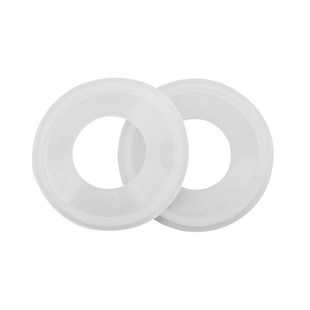 耐高温食品级不锈钢快装硅胶垫片卫生级卡箍橡胶快接头卡盘密封圈