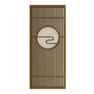 中式实木屏风柜隔断装饰客厅酒店入户玄关柜定制座屏