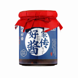 渡江宴蟹黄虾酱螃蟹酱拌饭酱下饭菜蟹黄拌面酱瓶装无为特产牛肉酱