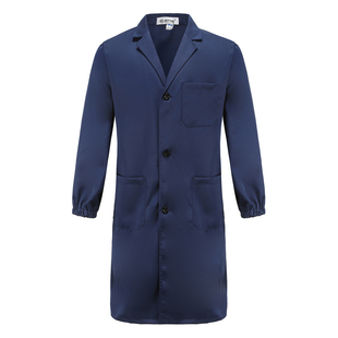 蓝大褂厚款工作服定制劳保冬季搬运服工作大褂耐磨劳保服男长大褂