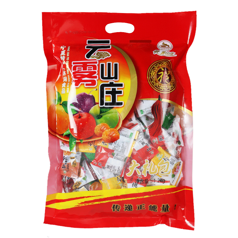 云霧山莊果脯 寧夏彭陽果脯甘草味杏肉1kg什錦甘草杏果脯大禮包