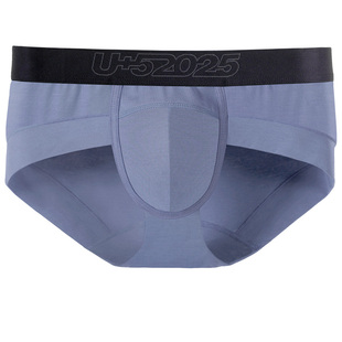 【3件8折】52025男士内裤三角裤U+性感抗菌裆冰丝莫代尔低腰内裤