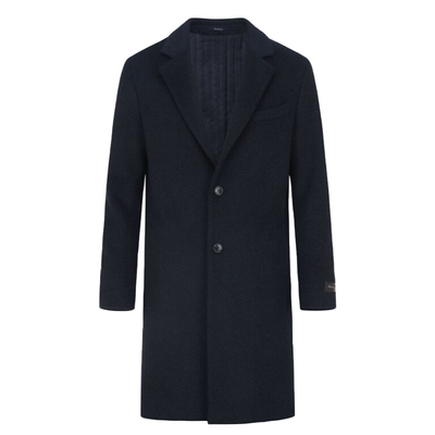 元彬明星同款冬季千鸟格毛呢大衣