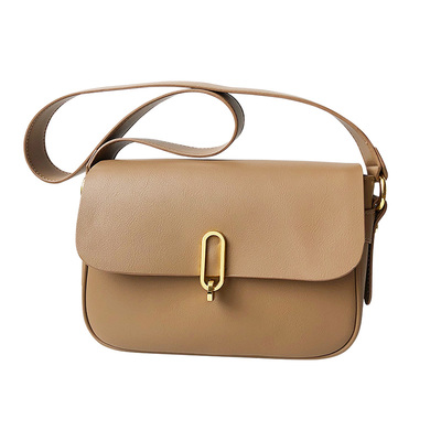 软牛皮单肩斜跨包休闲小包