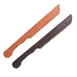 入相文房用具实木宣纸裁纸刀木质红木裁剪刀黑木切纸刀宣纸文房用品国画书法手工宣纸裁剪复古书画礼品用