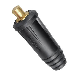 315电焊机快速接头全铜欧式焊把线插头DKJ10-25电缆插座35-50端子