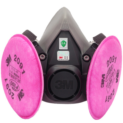 3M防尘面罩P100级别防护面具