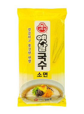 韩国进口不倒翁挂面细面900g