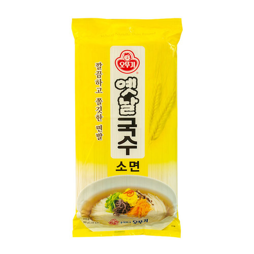 韩国进口挂面不倒翁传统细面炸酱面凉面龙须面细冷面小麦面条拌面