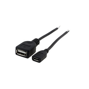 芯灵 USB公母接头microUSB miniUSB电池插头 typeC安卓手机充电线