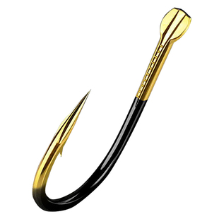 钨钢鱼钩散装伊势尼鱼钩高强度双槽鬼牙有倒刺鲤鱼鲫鱼勾不跑鱼钩